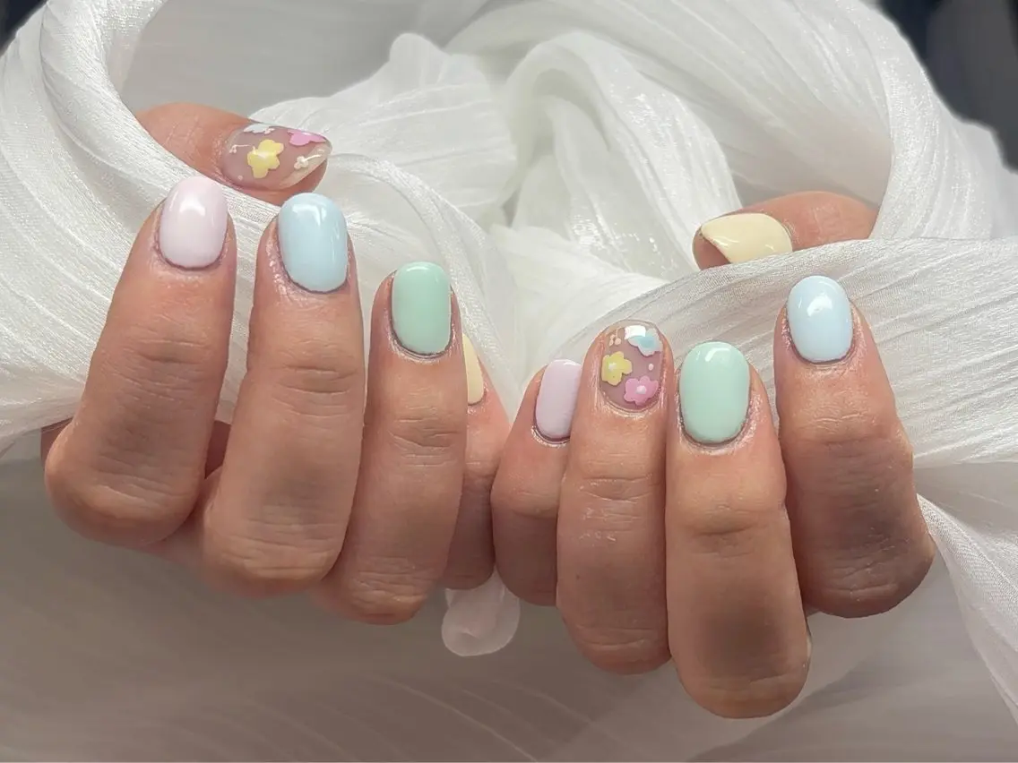 ネイル パステルネイル ハンドネイル Nail Room Kislap.のネイルデザイン