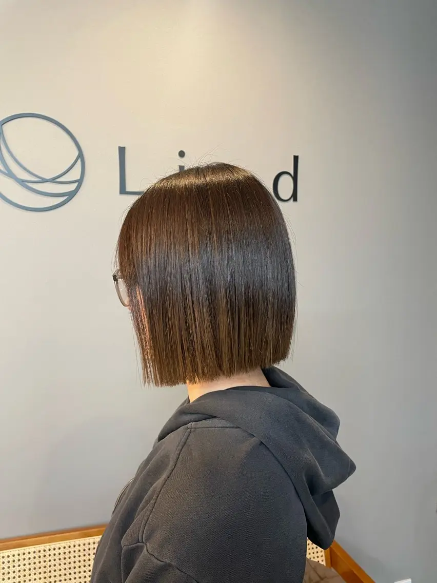 ショート ボブ カット 森田 亜海のヘアスタイル