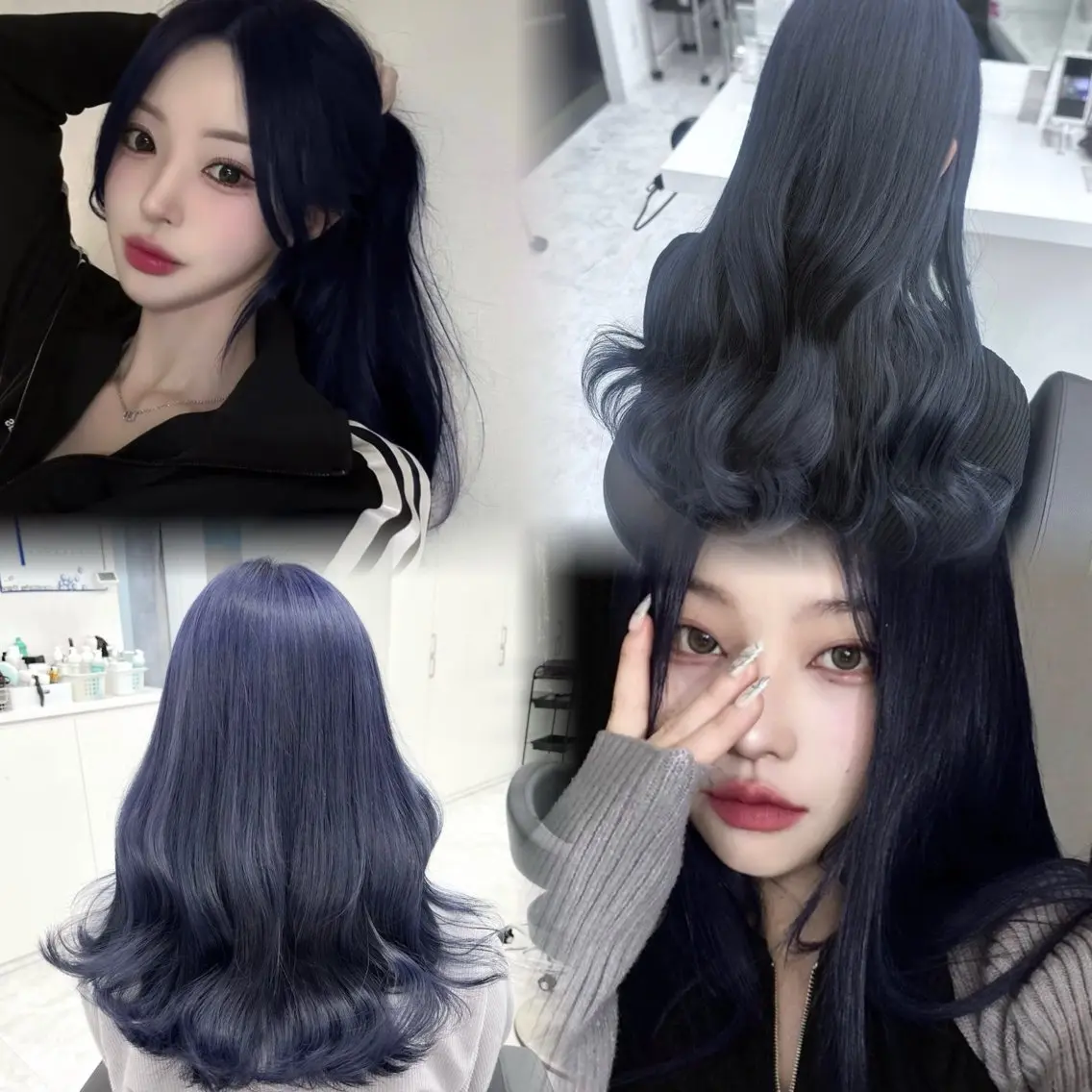 ロング カラー 韓国うる艶ハイトーン 💙ayana💙のヘアスタイル