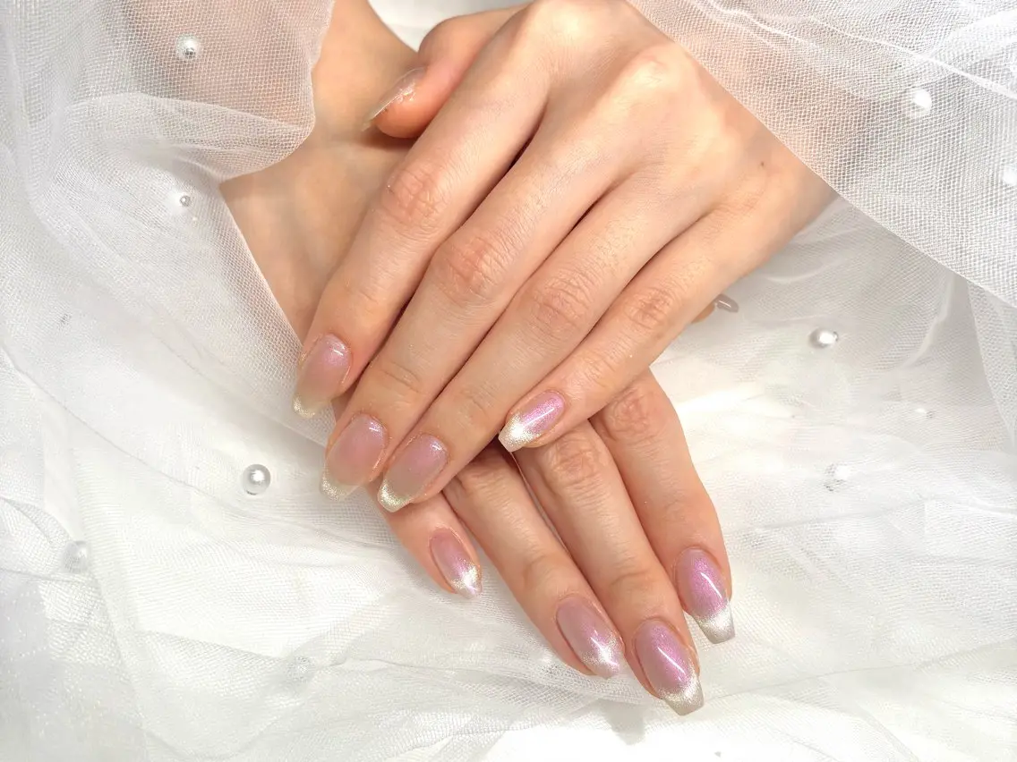 ネイル フレンチネイル ハンドネイル joieange MAOのマツエク・マツパデザイン
