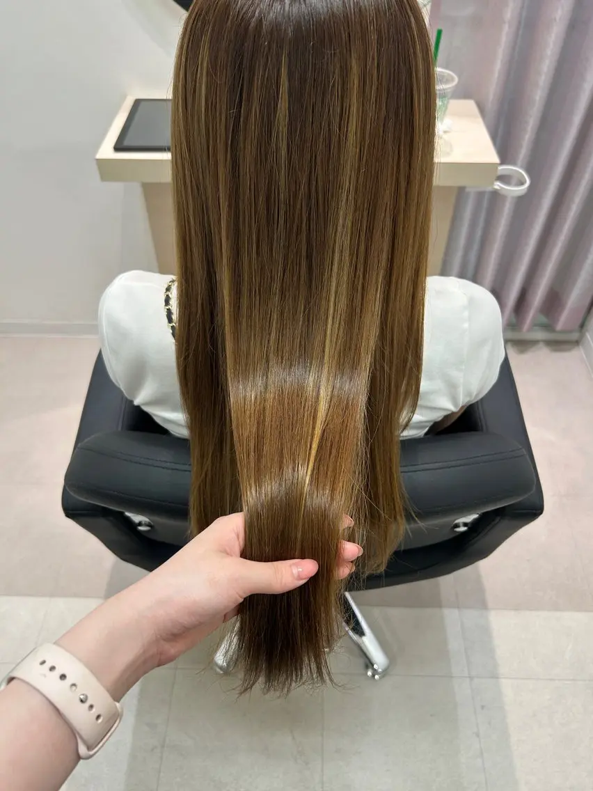 カラー ヘアカラー リリ カのヘアスタイル