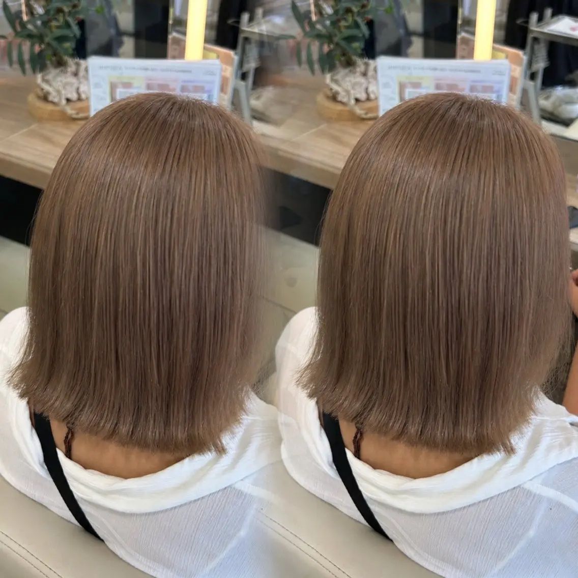 ショート カラー ブリーチ ブラウンカラー ブリーチなしカラー ヘアカラー 海外ハイライト/ レイヤー/sakuのヘアスタイル