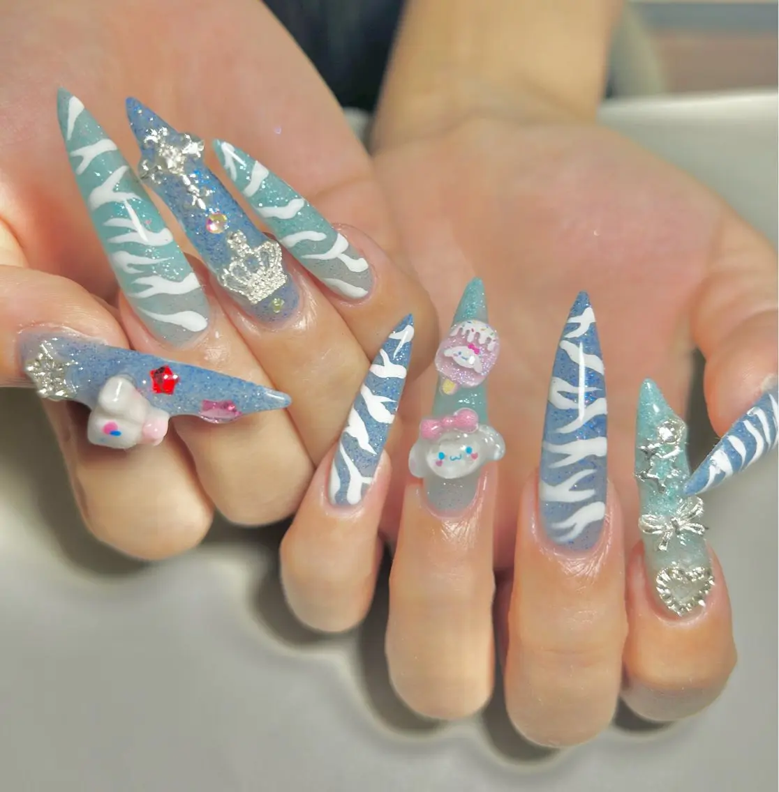 ネイル アニマル柄 Liennail 持込デザインやり放題のネイルデザイン