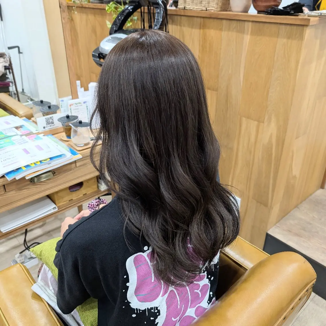 セミロング カラー ベージュカラー ﾒｱﾘｰﾊﾞｲﾒﾘｰ /花音のヘアスタイル