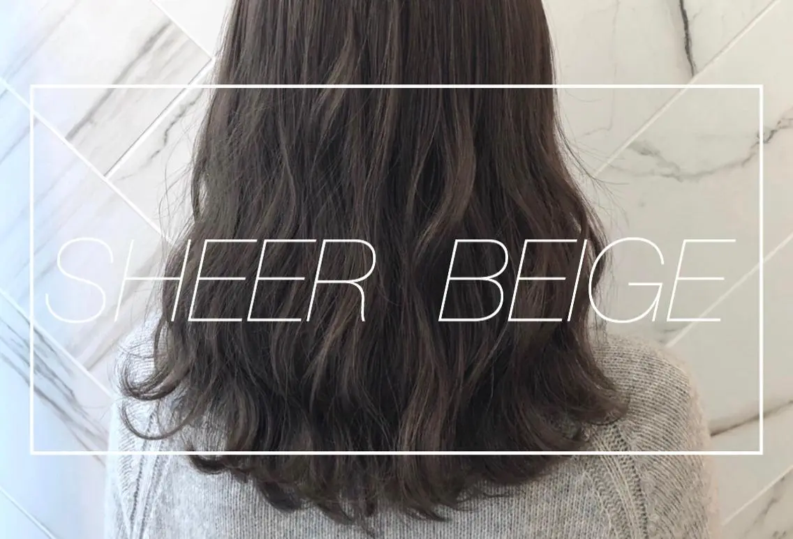 ミディアム カラー ヘアアレンジ ポニーテール アッシュ 透明感カラー オレンジ 髪質改善 ヘアカラー トリートメント ✨似合うのその先へ✨ 田中延和のヘアスタイル