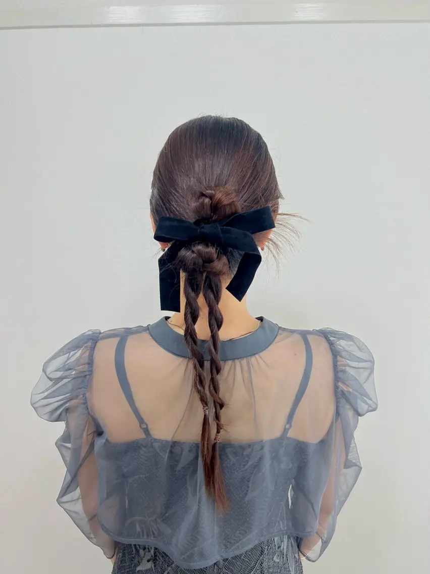 ロング ヘアアレンジ 大羅 海比のヘアスタイル