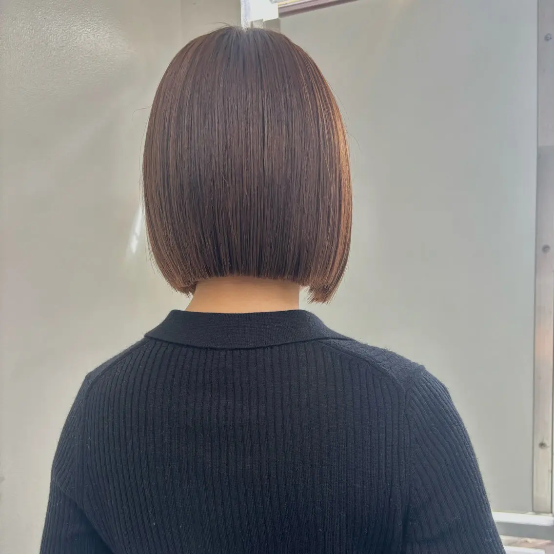 似合わせボブカット＋透明感カラー＋トリートメントの写真