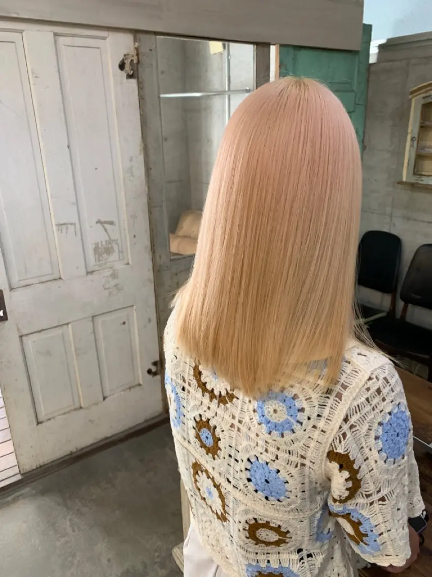 セミロング カラー ヘアアレンジ メンズ キッズ ショートボブ メンズバレイヤージュ メンズブリーチ メンズハイライト メンズハイトーン ravens代表 ヒロムのヘアスタイル