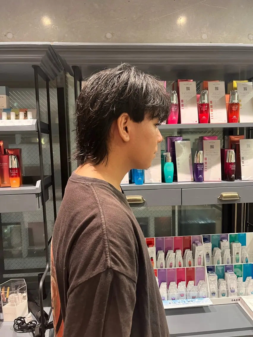 メンズ カット メンズカット パーマ飯野友喜のヘアスタイル