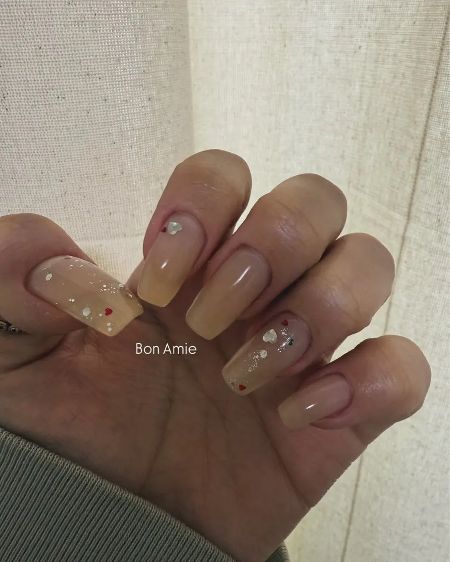 ネイル ハート Bon Amieのネイルデザイン