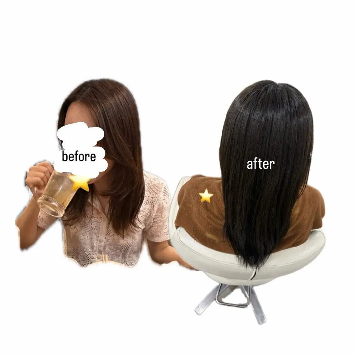 ヘアカラー(リタッチ)+Aujuaトリートメントの写真