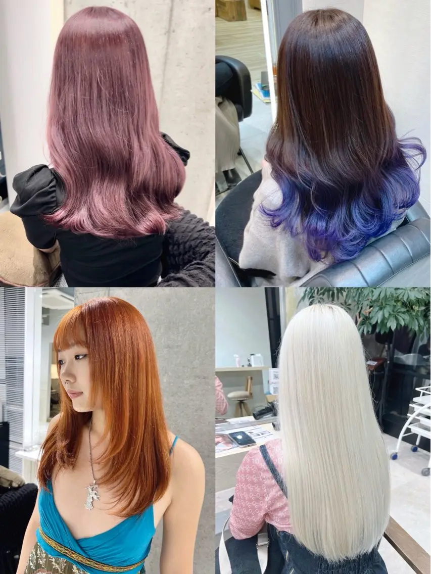 ミディアム ヘアカラー ヘアセット sweep˖ ࣪⊹ ルカ┊ケアブリーチのヘアスタイル