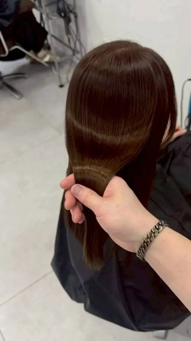 セミロング 縮毛矯正 縮毛矯正 縮毛矯正🫧髪質改善 高原瑞輝のヘアスタイル