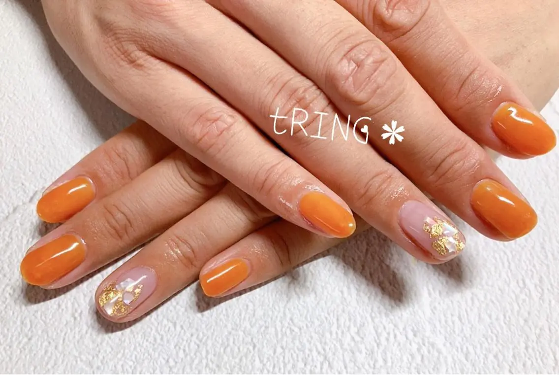 ネイル ハンドネイル tRING* しいの木台のネイルデザイン