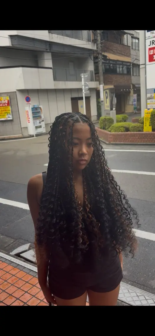 ミディアム ヘアセット コーンロウ/ ブレイズ 大田竜也のヘアスタイル