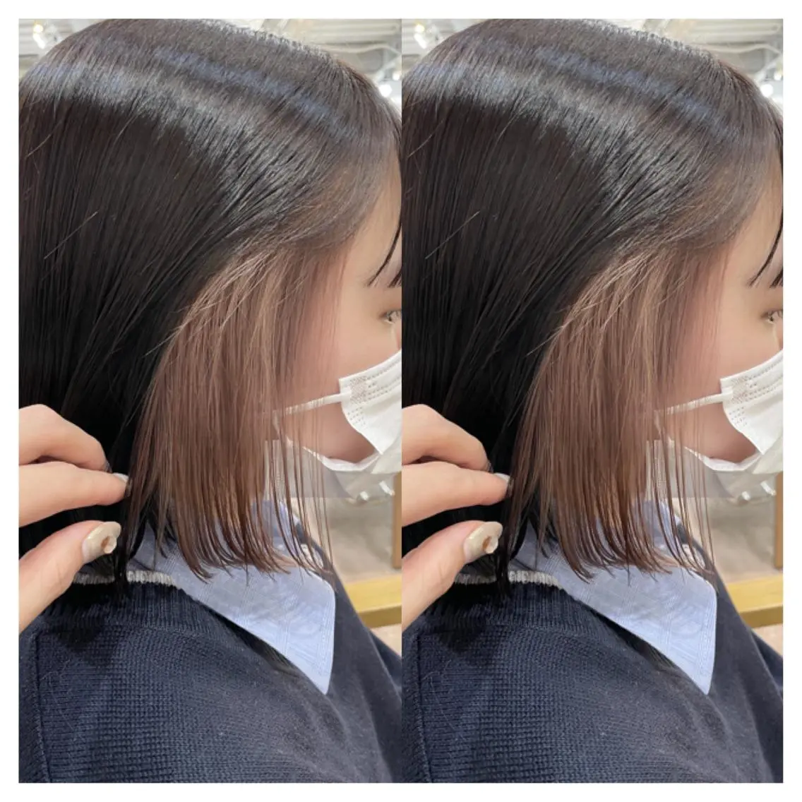 ショート カラー カット ヘアカラー トリートメント 村山 茉衣のヘアスタイル