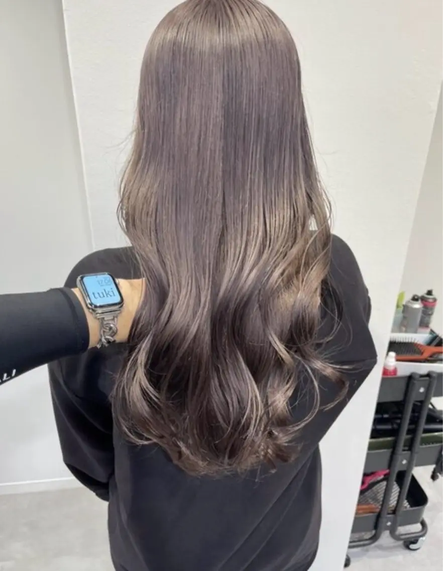 ロング カラー 🤎ᩚ暖色ブラウン りょうか🧸横浜のヘアスタイル