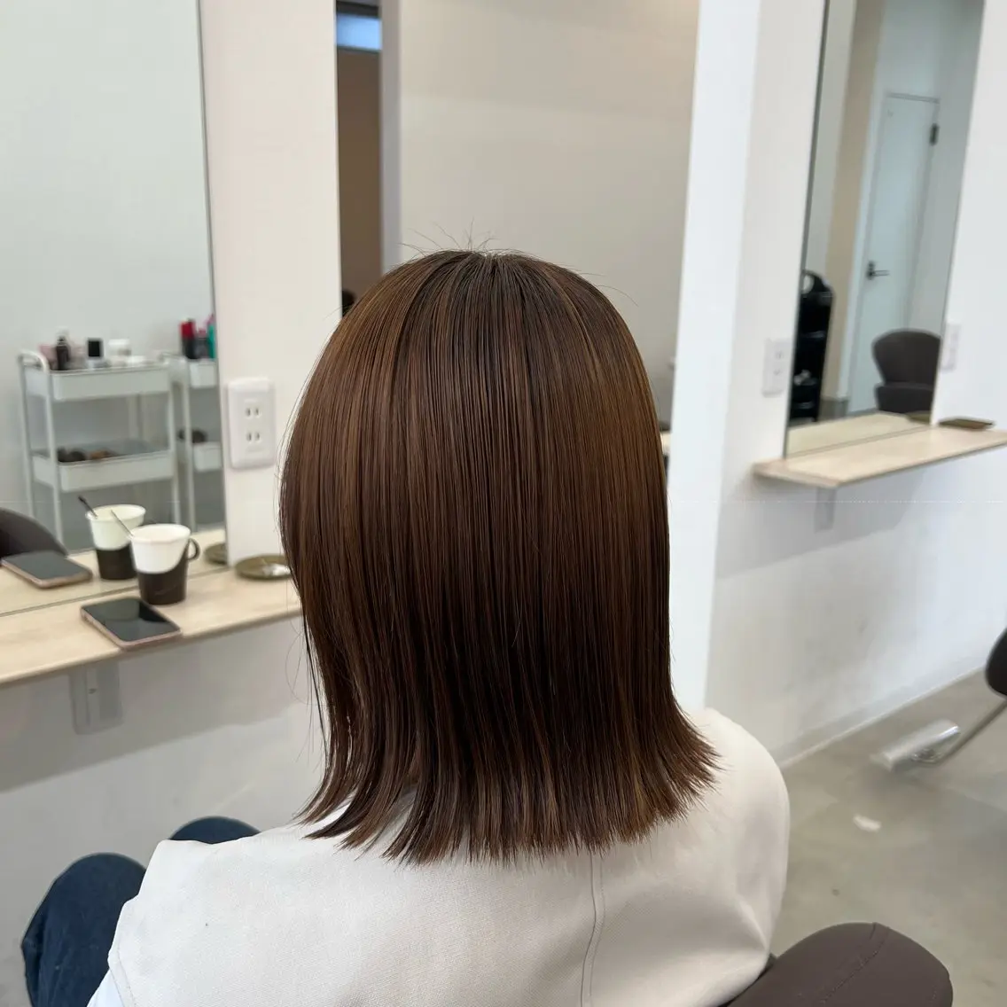 ladies cut + one color 💇🏼‍♀️🌐の写真