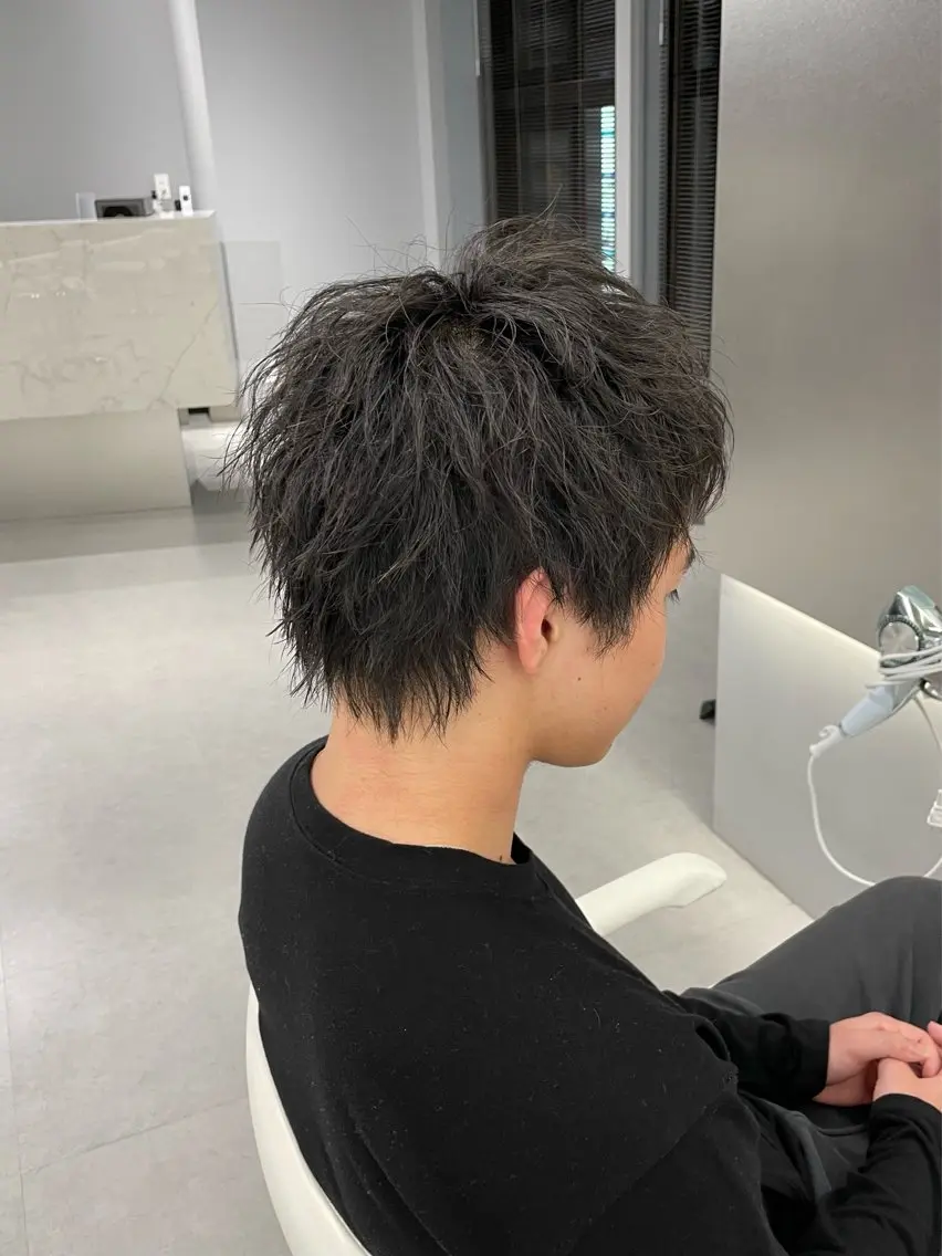 メンズ スパイキーショート 黒田 優里 🎀🫧のヘアスタイル