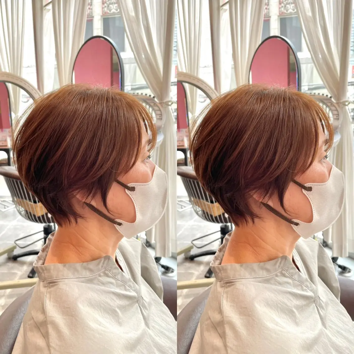 ショート カット トリートメント ヘッドスパ 【ショートヘア】 岡 那輝のヘアスタイル