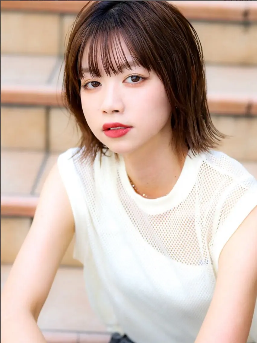 ショート カラー ACRO 梅田店のヘアスタイル