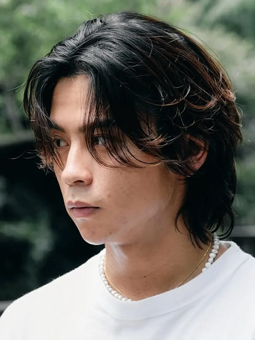 ミディアム メンズ カット fifth park 六反穂 龍介のヘアスタイル