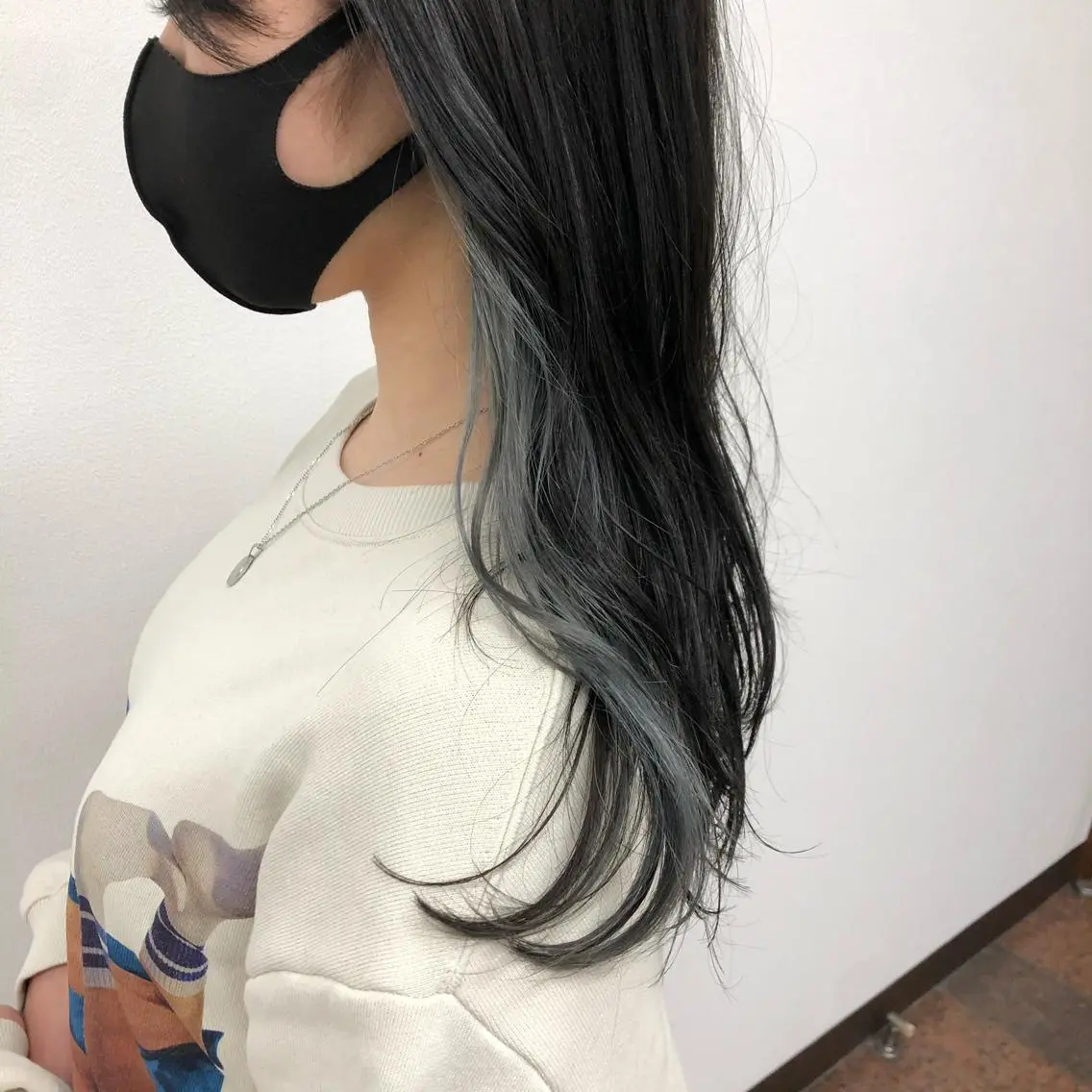 ロング ヘアカラー トリートメント シンタニナオト /梅田茶屋町のヘアスタイル