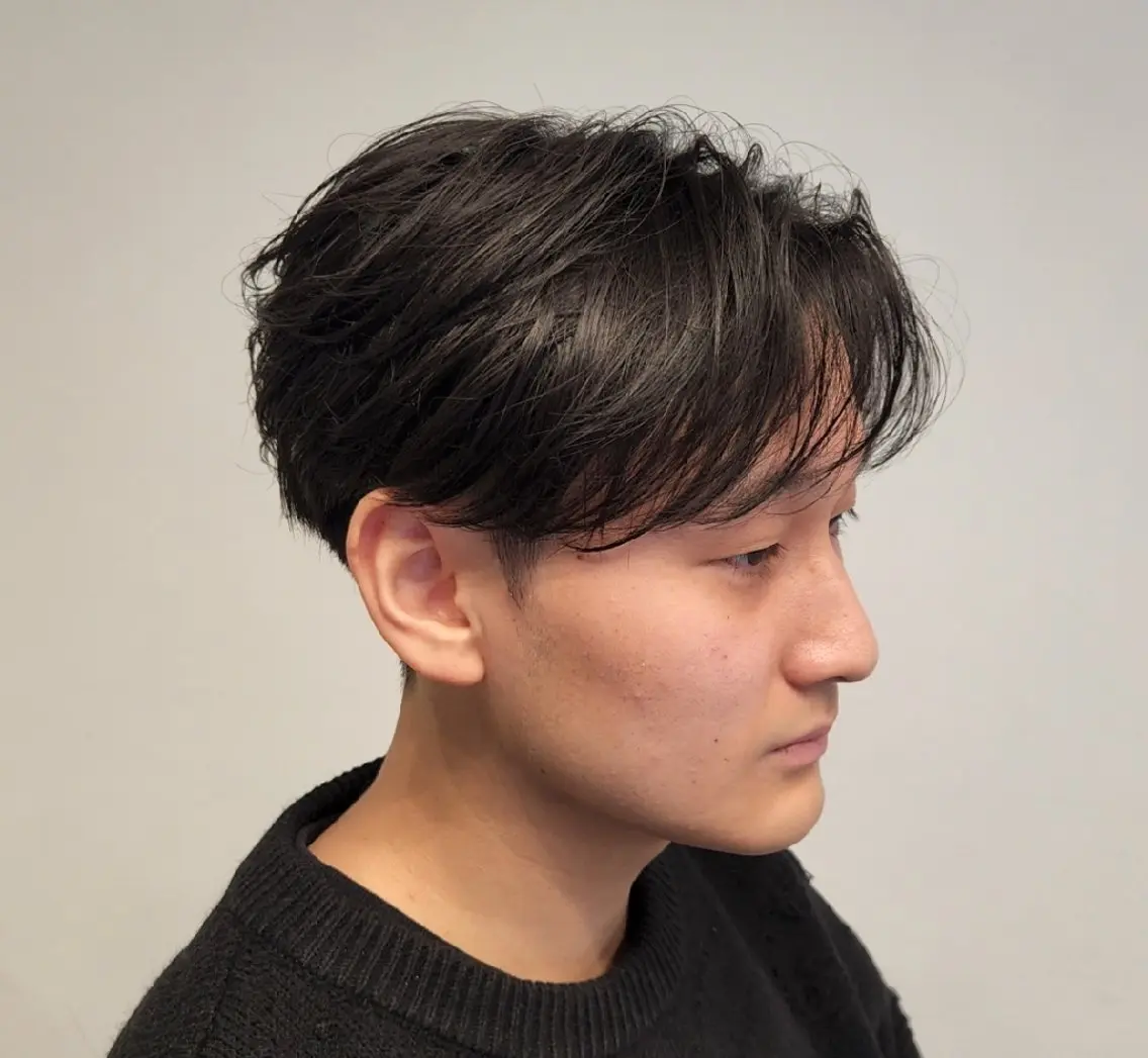 ショート パーマ メンズ 【イケメン風パーマ】 SHOFYのヘアスタイル