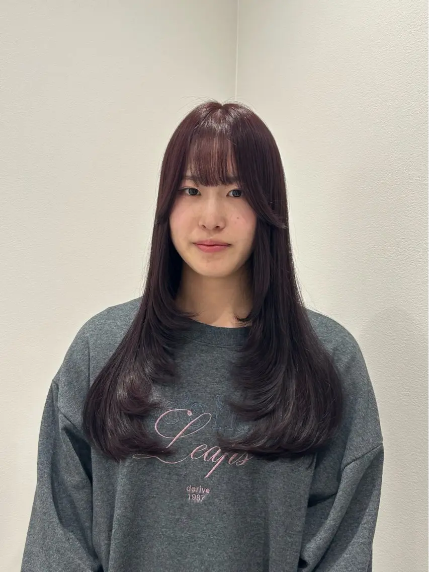 ロング カット ヘアカラー トリートメント 大人レイヤー/艶美髪 🇺🇸TOMONAのヘアスタイル