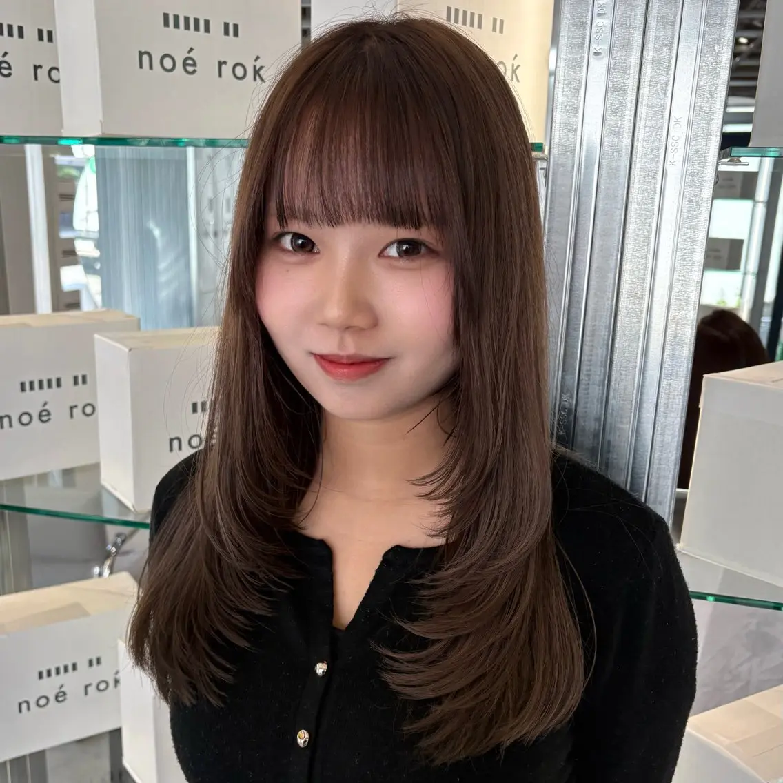 セミロング カラー カット ヘアカラー トリートメント ✨縮毛矯正/ボブ✨ 佐藤 さくらのヘアスタイル