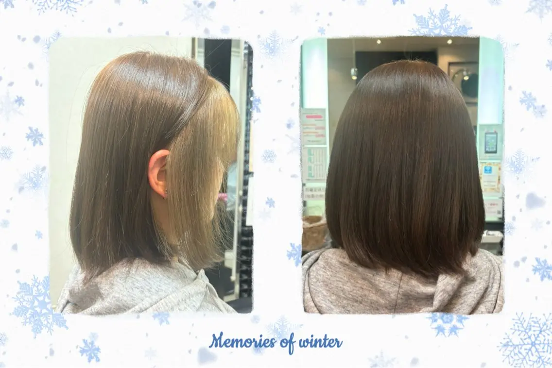 カラー ミント ヘアカラー 鄭 瑩(てい えい) 🌈モデル募集🩵のヘアスタイル