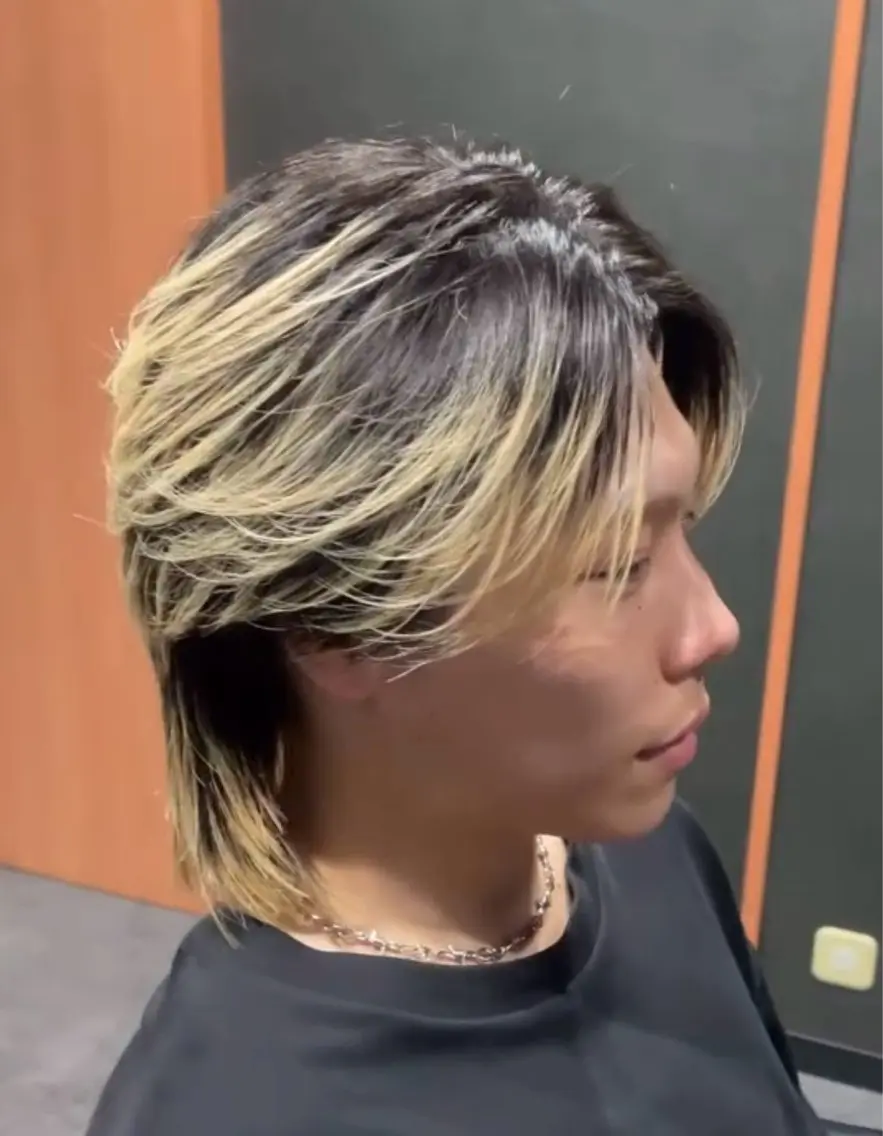 セミロング メンズ HINA ちゃんのヘアスタイル