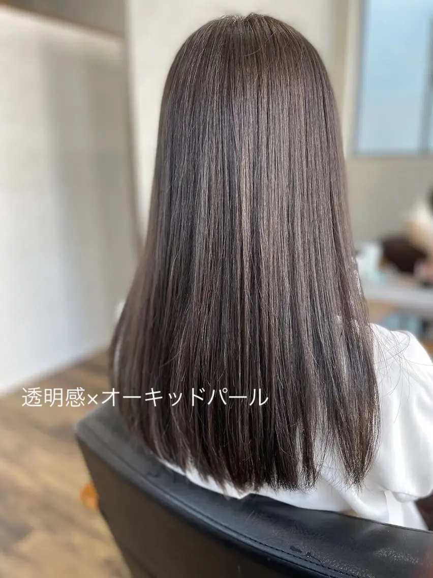 低アルカリ縮毛矯正+クイックトリートメントの写真