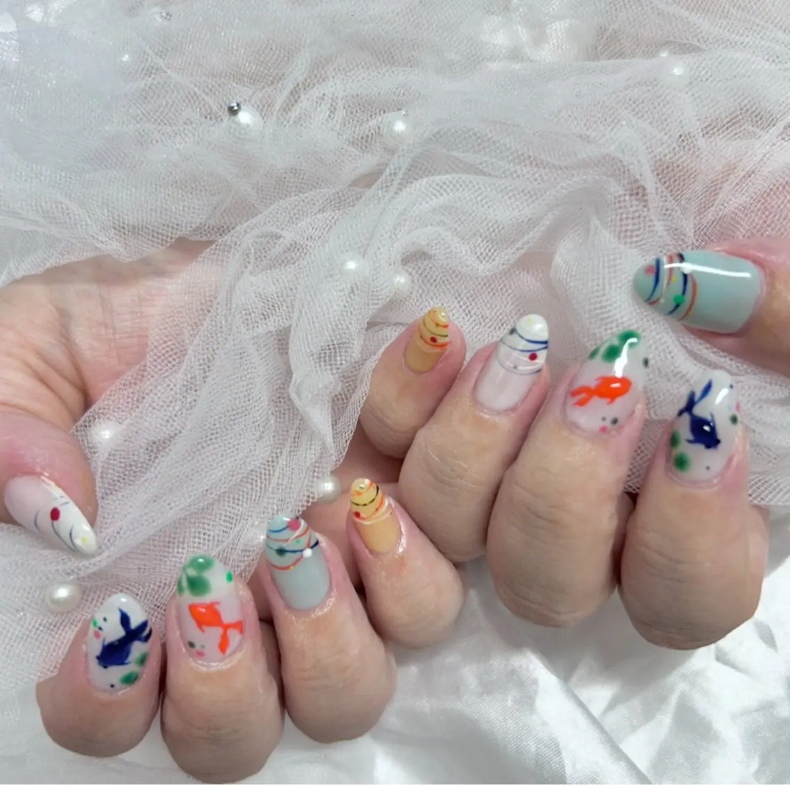 ネイル ハンドネイル Imi Nail 🫧🎀hirokaのネイルデザイン