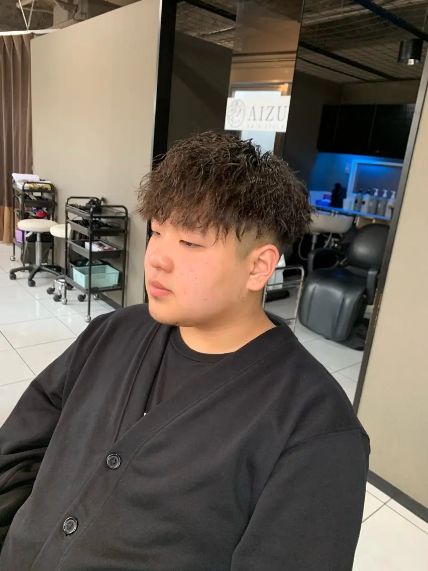 ショート カット パーマ 🔥メンズ特化🔥 佐藤桂崇のヘアスタイル