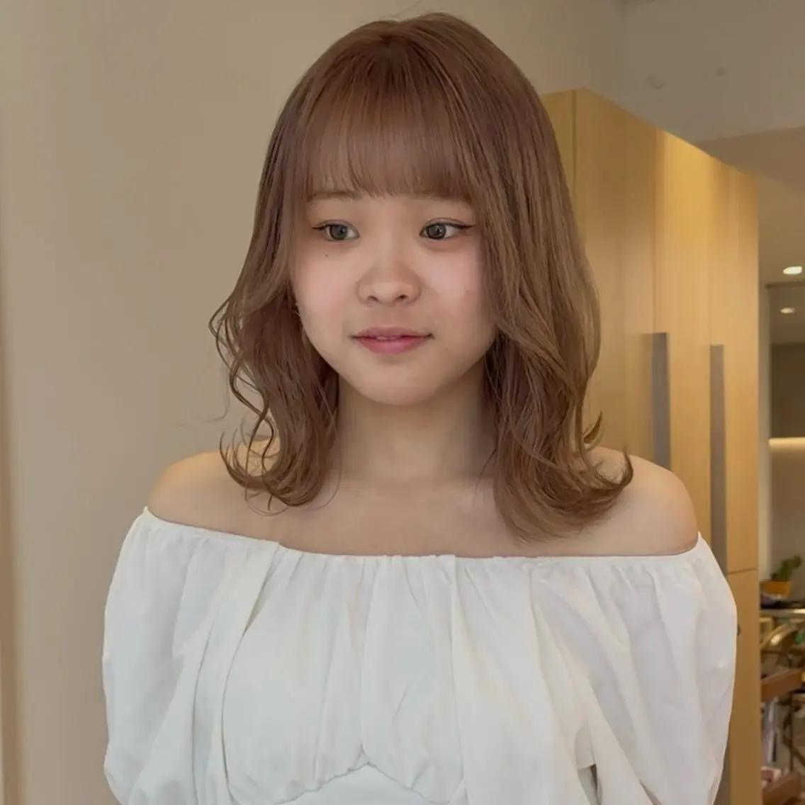 ミディアム カラー ヘアカラー noa/ 渋谷のヘアスタイル
