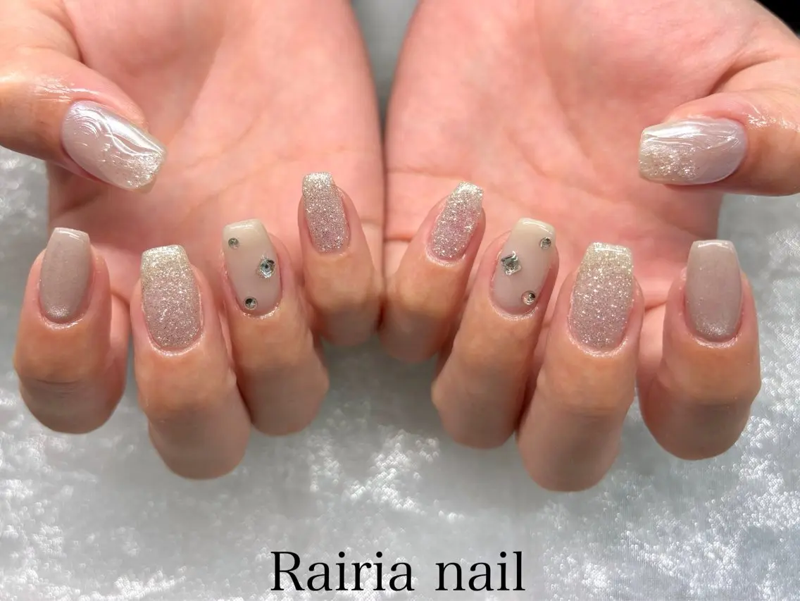 ネイル ハンドネイル rairiaharu パラジェルのネイルデザイン