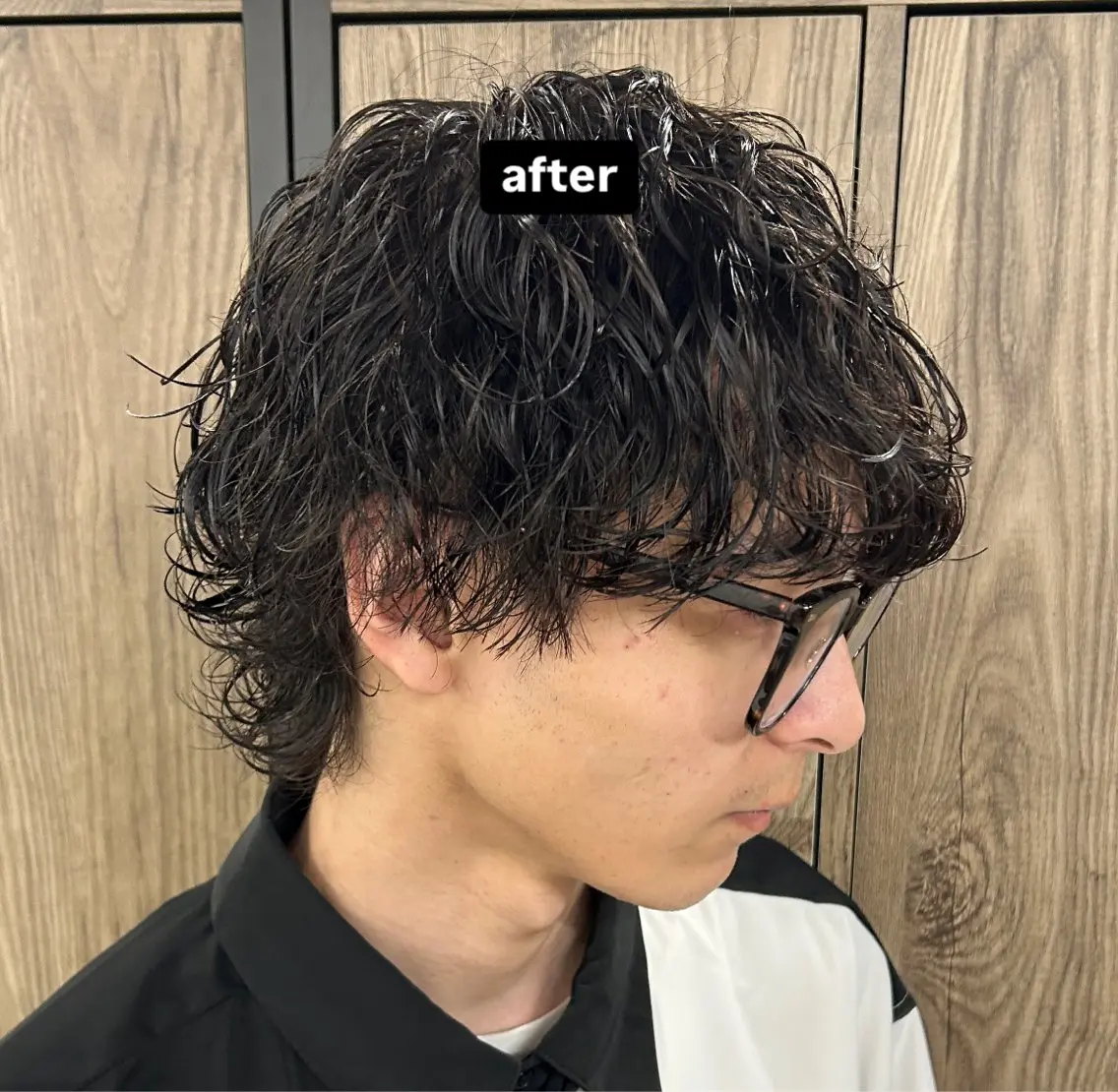 パーマ メンズ カズキ🌼曲がる 縮毛矯正のヘアスタイル