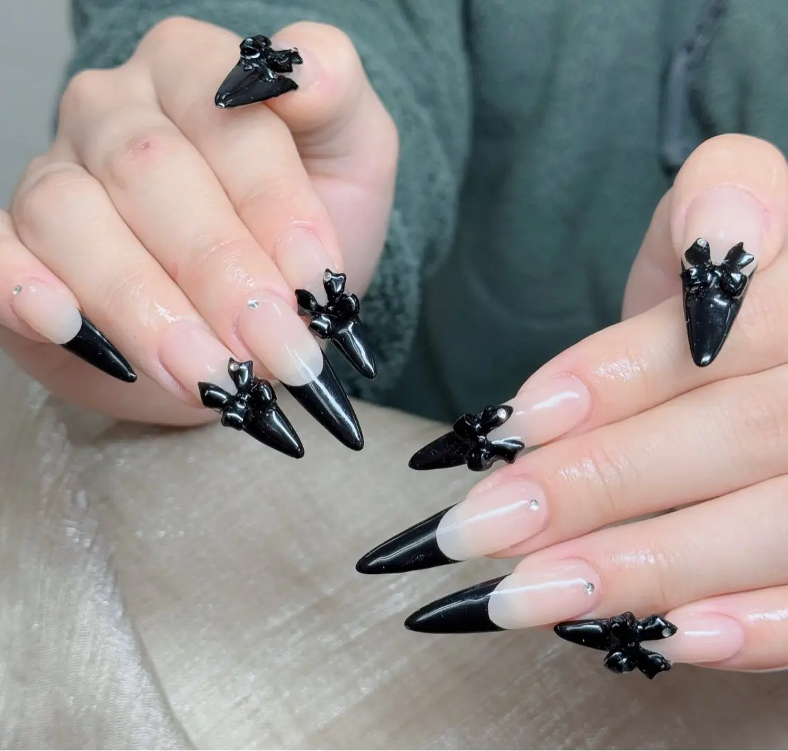 ネイル アートネイル フレンチネイル ジェルネイル 韓国ネイル マグネットネイル ハンドネイル Lenie Nailsのネイルデザイン