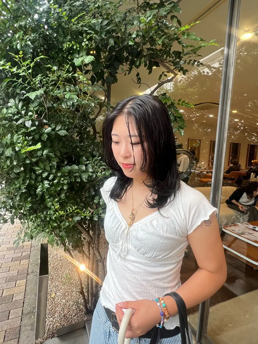ロング カラー レイヤーカット hairdo千葉店 カワサキ　マナのヘアスタイル