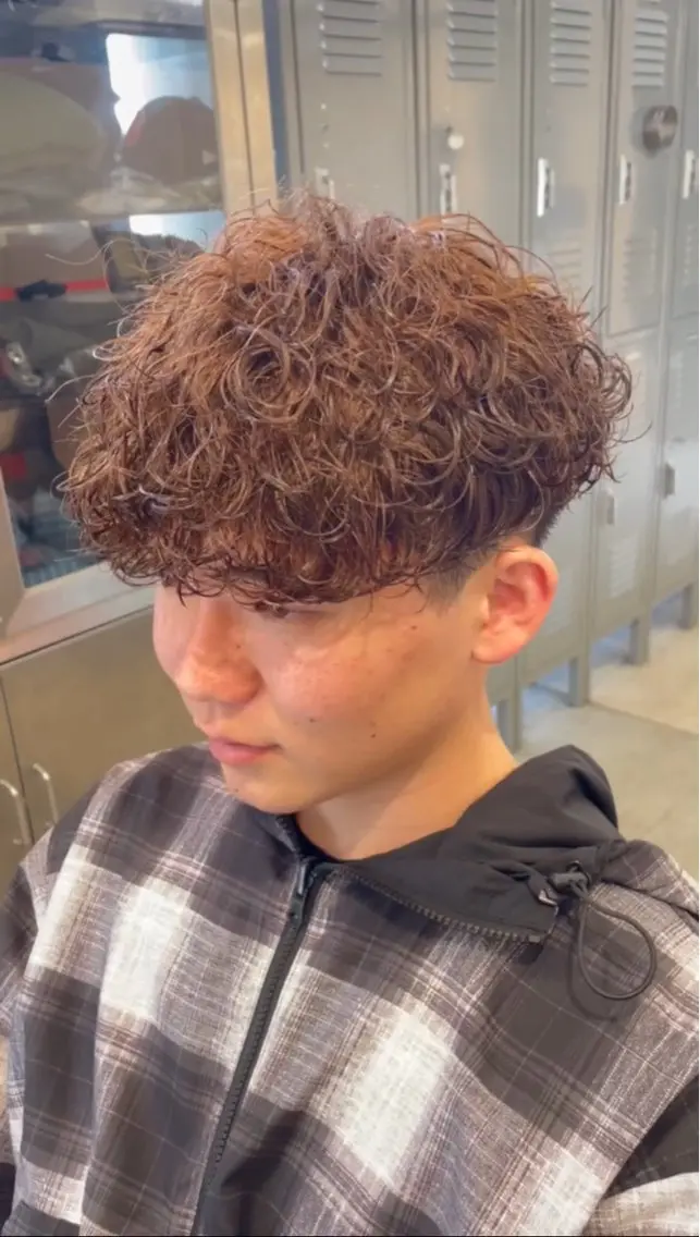 カラー パーマ メンズ カット ヘアカラー パーマ fifth 武正 琉生のヘアスタイル