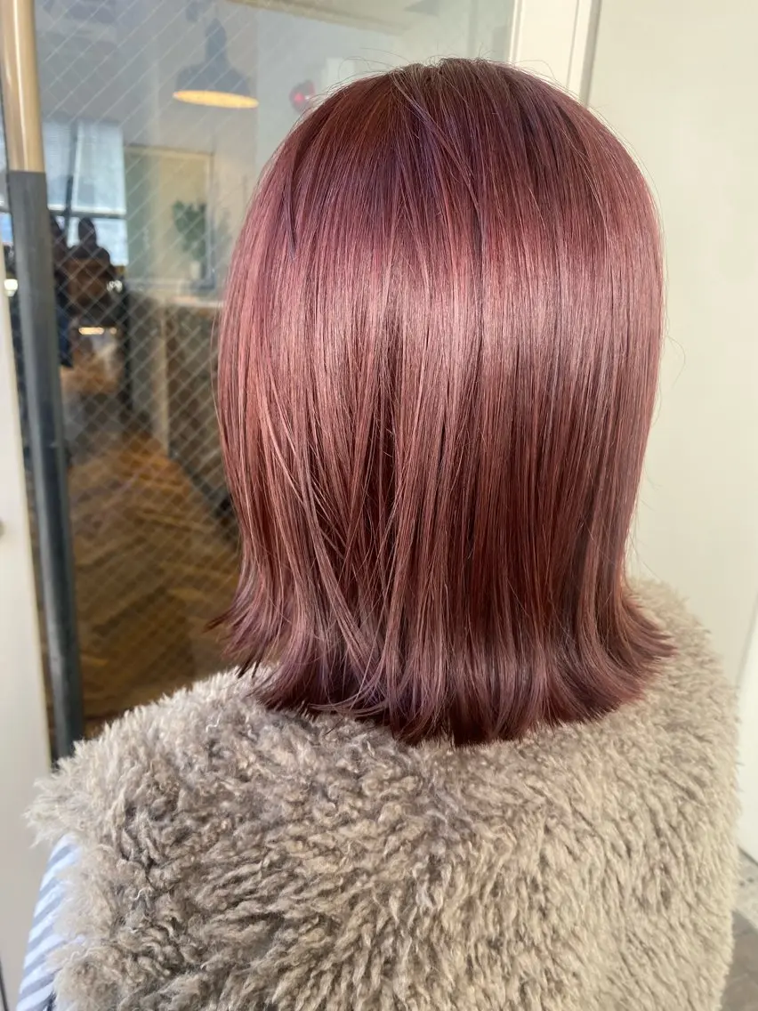 ショート カラー 透明感カラー ダブルカラー ハイライトカラー イルミナカラー インナーカラー カット ヘアカラー トリートメント misa🫧ナチュラ ル縮毛矯正/髪質改善のヘアスタイル