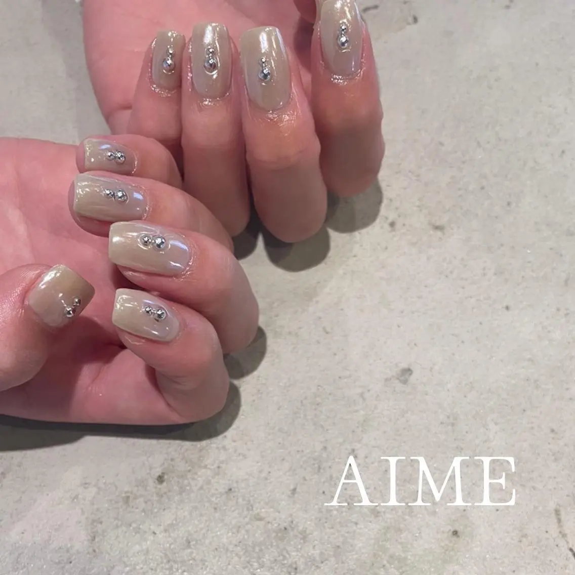 ネイル アートネイル ハンドネイル AIME （momo）のネイルデザイン