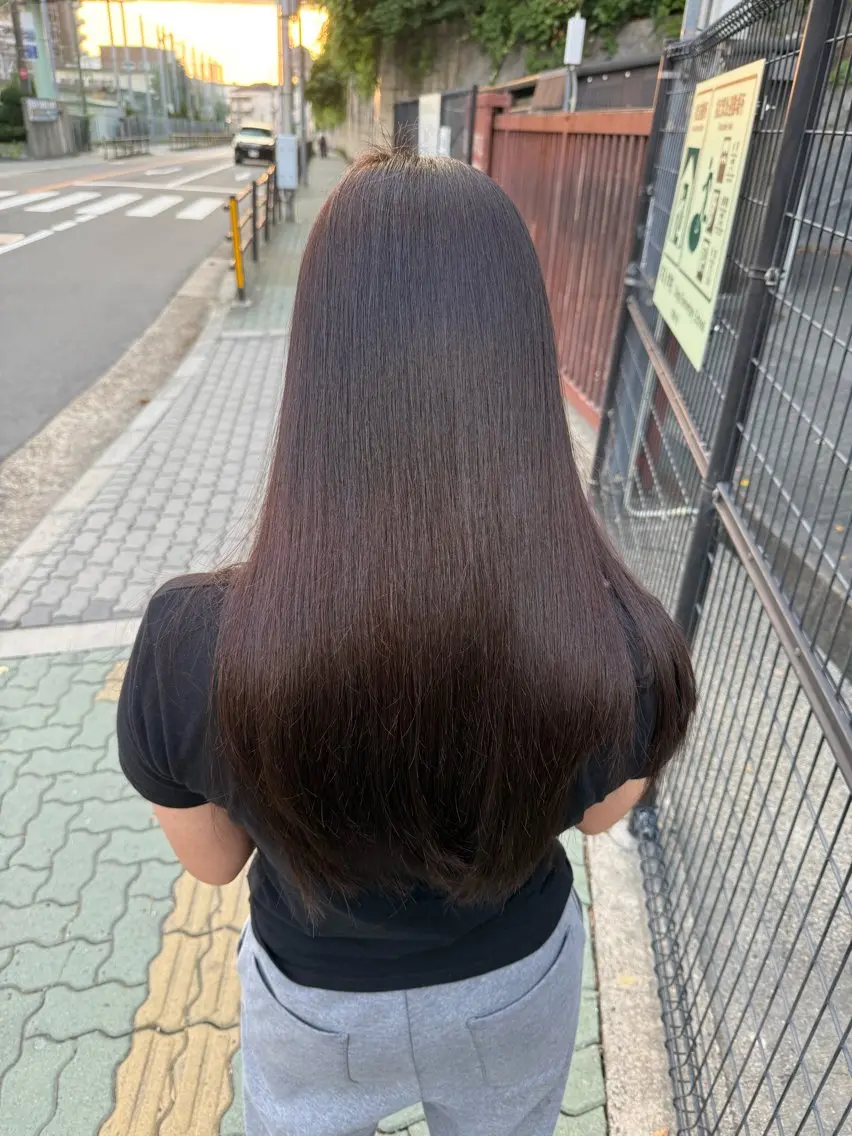 艶カラー✨️イルミナカラーメニューの写真