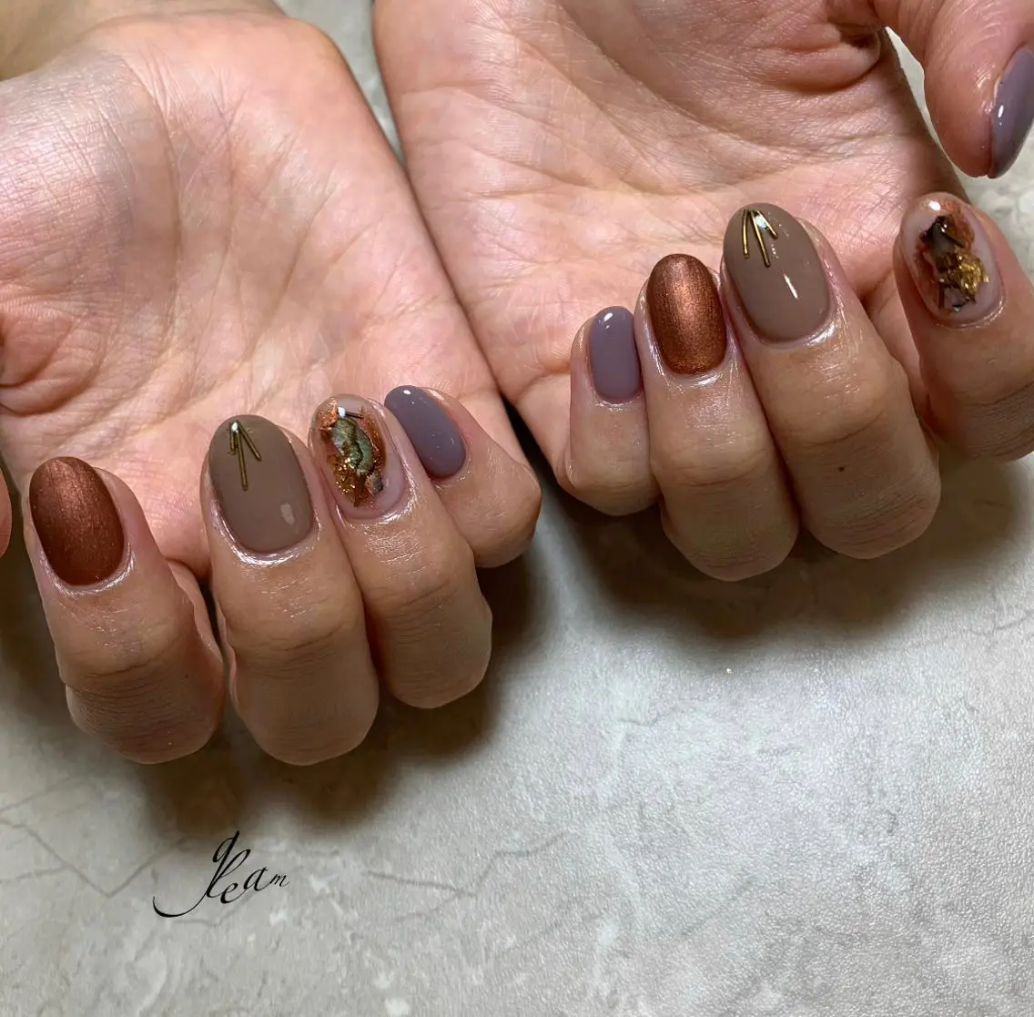 ネイル ハンドネイル gleam✴︎ sayakaのネイルデザイン
