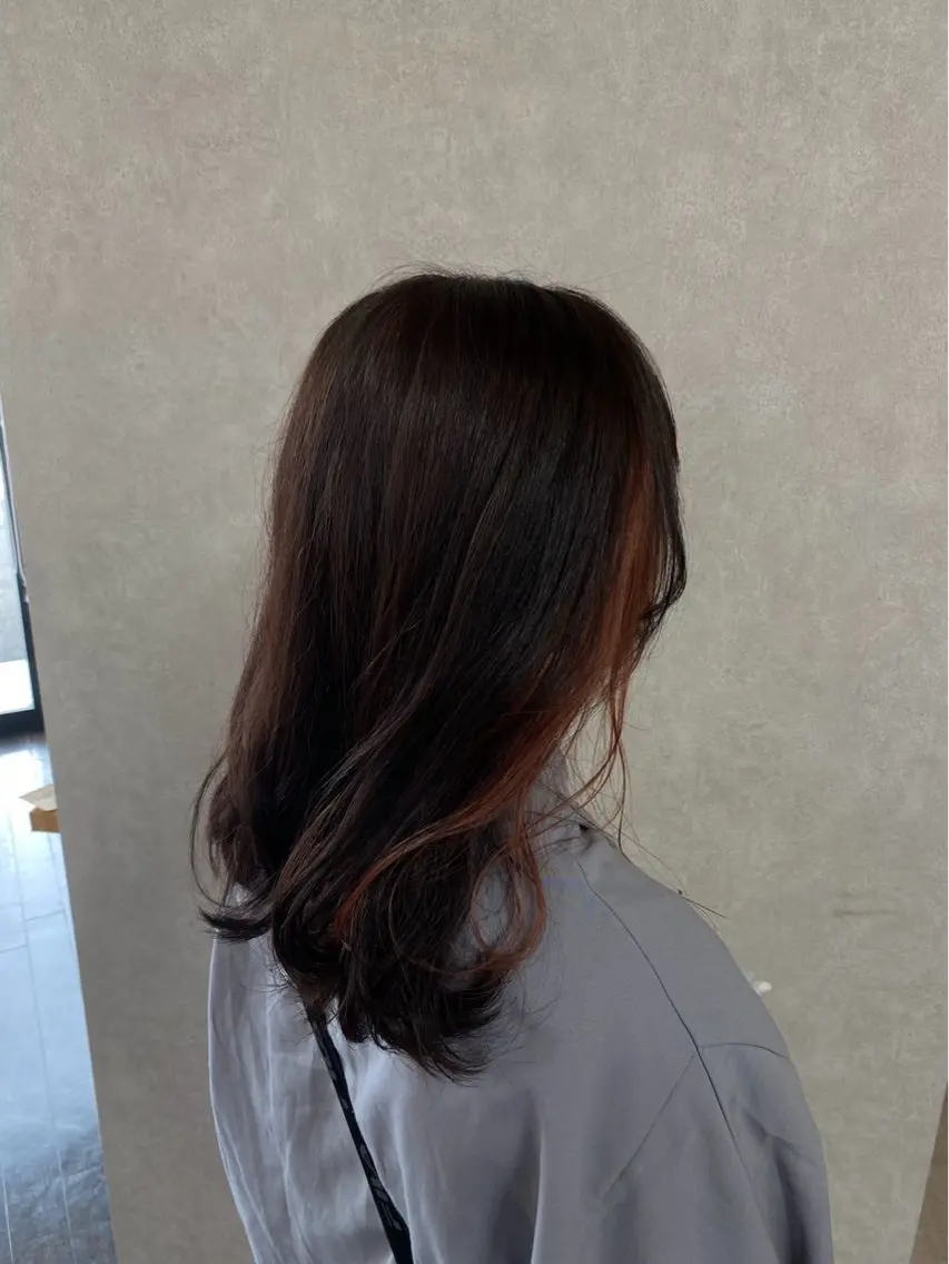 ロング カラー ヘアカラー トリートメント DILGA LINK Rioのヘアスタイル