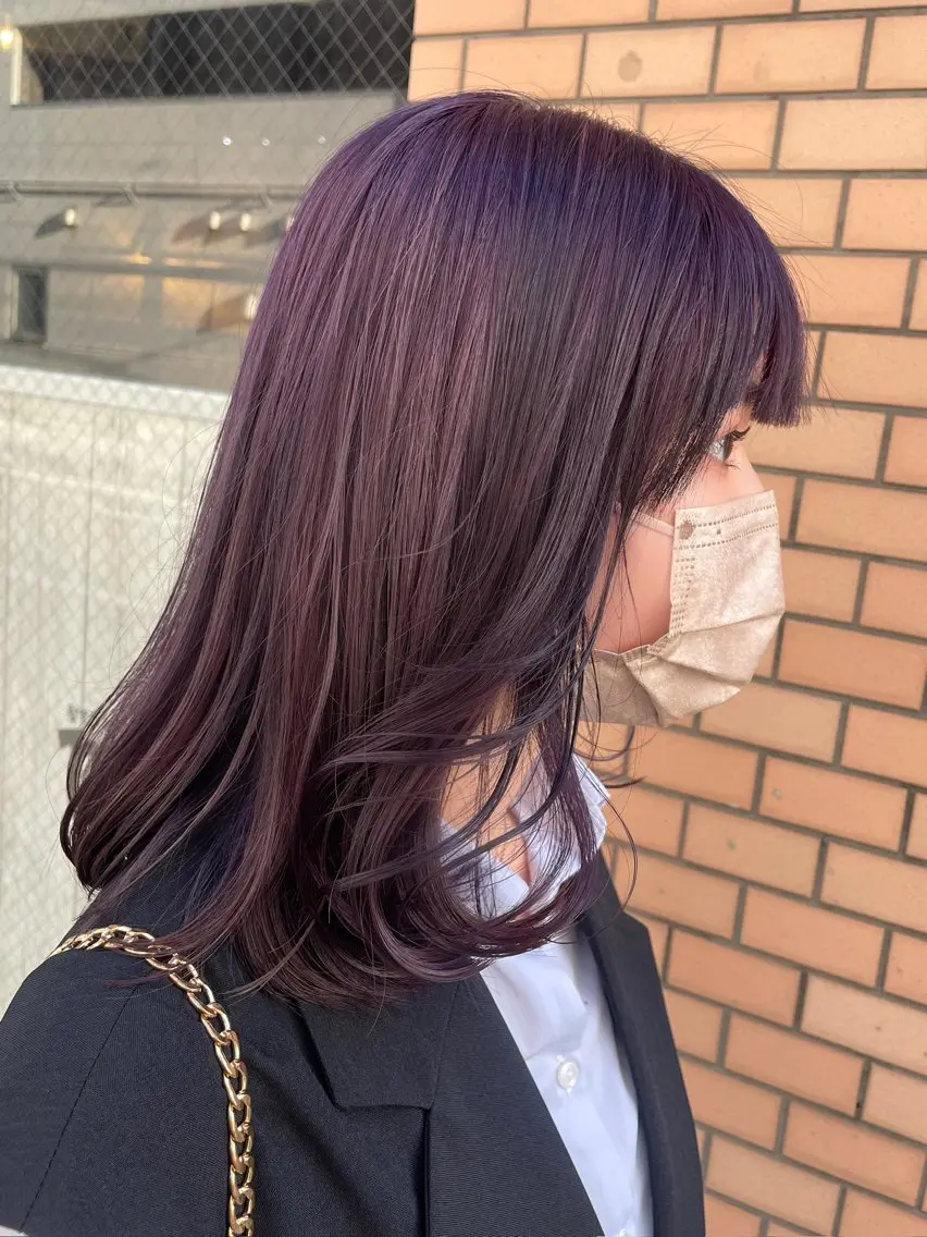 カラーのみ(毛先まで全体)の写真