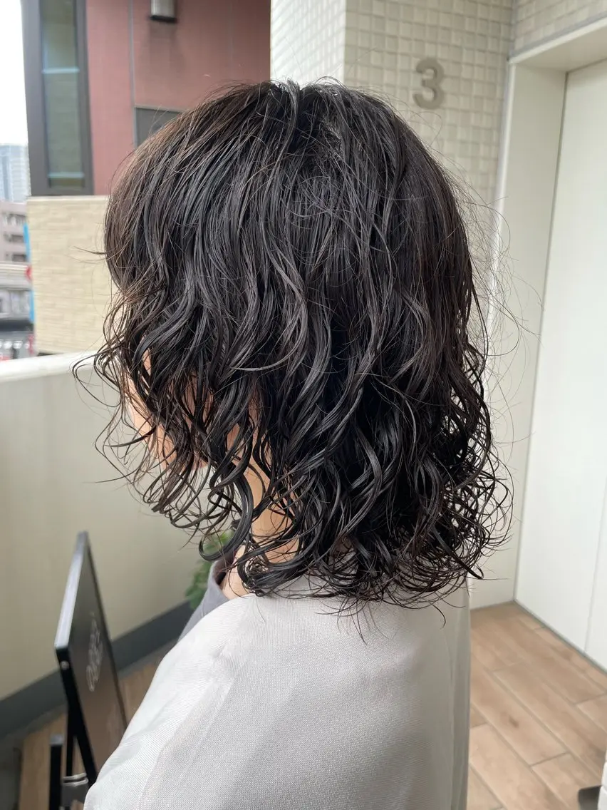 ミディアム パーマ 🎀レイヤー/パーマ カラー/ai🎀のヘアスタイル