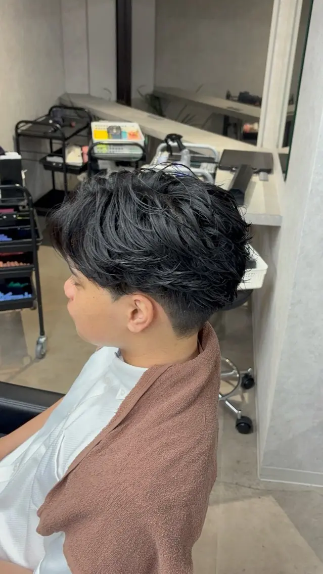 パーマ メンズ フェザーパーマ メンズパーマ ニュアンスパーマ パーマ メンズ限定✂️ パーマ特化/鳥居昂生のヘアスタイル