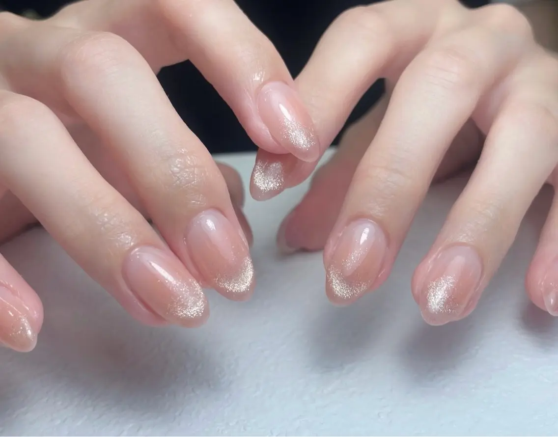 ネイル チークネイル 長さ出し フレンチネイル ジェルネイル 韓国ネイル 中野駅から2分 MEO NAILのネイルデザイン